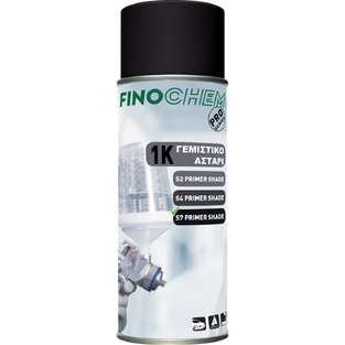 FinoChem 945497 SPRAY ΓΕΜΙΣΤΙΚΟ & ΑΣΤΑΡΙ 1Κ, S7 ΜΑΥΡΟ - 500ML