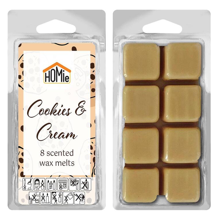 Αρωματικό wax melt cookies & cream σετ=8 κύβοι 80gr