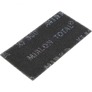 MIRKA 8111202581 MIRLON TOTAL, ΦΥΛΛΟ ΞΗΡΑΣ ΤΡΙΒΗΣ ΧΕΙΡΟΣ 115X230MM, XF 800 (ΜΑΥΡΟ)