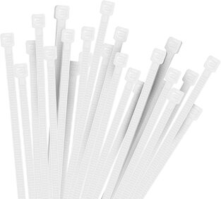Maestro WNCT036300100 ΔΕΜΑΤΙΚΟ 3.6 x 300mm 'TIE WRAP', ΛΕΥΚΟ (100)
