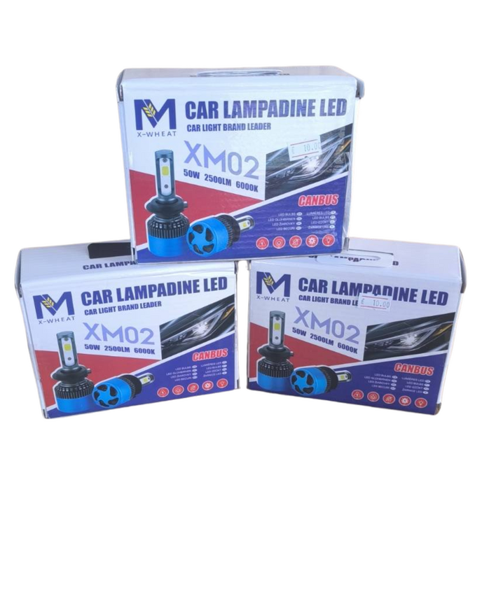 Σετ Λάμπες LED H4 αυτοκινήτου 3 όψεων 2τμχ 50W 2500lm W00053-1