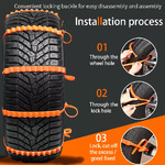 Χειμερινές αντιολισθητικές αλυσίδες αυτοκινήτου 10 τμχ για λάσπη χιονιού SY-FHL0054A