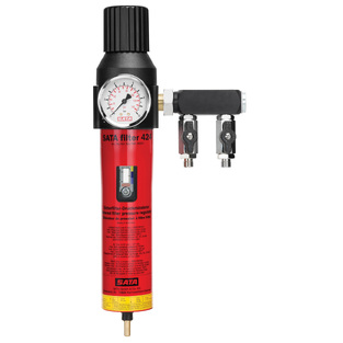 92221 SATA FILTER 424 -  ΦΙΛΤΡΟ ΑΕΡΟΣ 1ΟΥ ΣΤΑΔΙΟΥ, ΜΕ ΔΥΟ ΕΞΟΔΟΥΣ ΑΡΣ. (1/4)