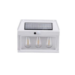 Ηλιακό φωτιστικό LED με 3 λάμπες SN23521-84A Μαύρο χρώμα