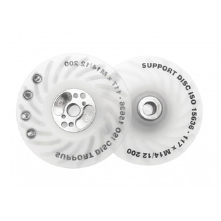 11623 ΕΛΑΣΤΙΚΟΣ ΔΙΣΚΟΣ ΤΡΙΒΗΣ ΦΙΜΠΕΡ TURBO "ΜΕΤΡΙΟ" M14, 125MM (ΛΕΥΚΟ)