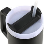 ΘΕΡΜΟΣ STRAW TUMBLER XL SAVE THE AEGEAN 900ml MIDNIGHT BLACK