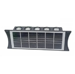 Ηλιακό Επιτοίχιο Φωτιστικό με 10 LED Εξωτερικού Χώρου Αδιάβροχο RZ-181 Λευκό και ζεστό φως