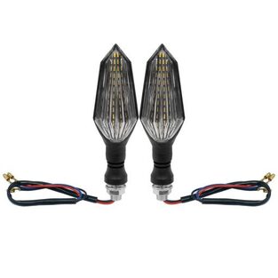 Φλάς μηχανής LED 12 SMD Πορτοκαλί 12V IP65 0050 2 τμχ