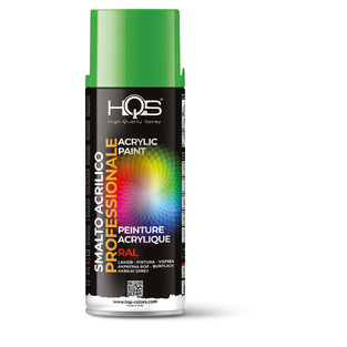 HQS 400HQS6018 SPRAY RAL 6018 , ΚΙΤΡΙΝΟ-ΠΡΑΣΙΝΟ - 400 ML
