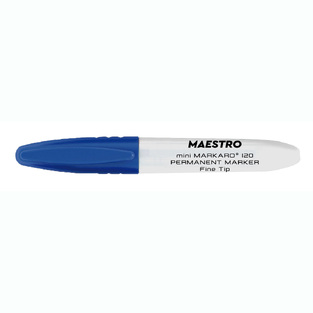 Maestro MARKARO120/BL MINI MARKER ΜΑΡΚΑΔΟΡΟΣ ΑΝΕΞΙΤΗΛΟΣ, 1.2MM, ΜΠΛΕ
