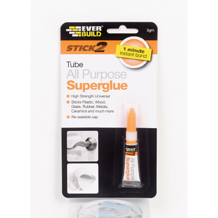 EverBuild 483372 S2 ALL PURP SUPERGLUE TUBE - ΚΥΑΝΟΑΚΡΥΛΙΚΗ ΚΟΛΛΑ ΓΕΝΙΚΗΣ ΧΡΗΣΗΣ