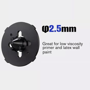 NSJH-17.25 ΣΕΤ ΜΠΕΚ ΓΙΑ ΗΛΕΚΤΡΙΚΟ ΠΙΣΤΟΛΙ ΒΑΦΗΣ JH-17-650, 2.5MM (ΜΑΥΡΟ)